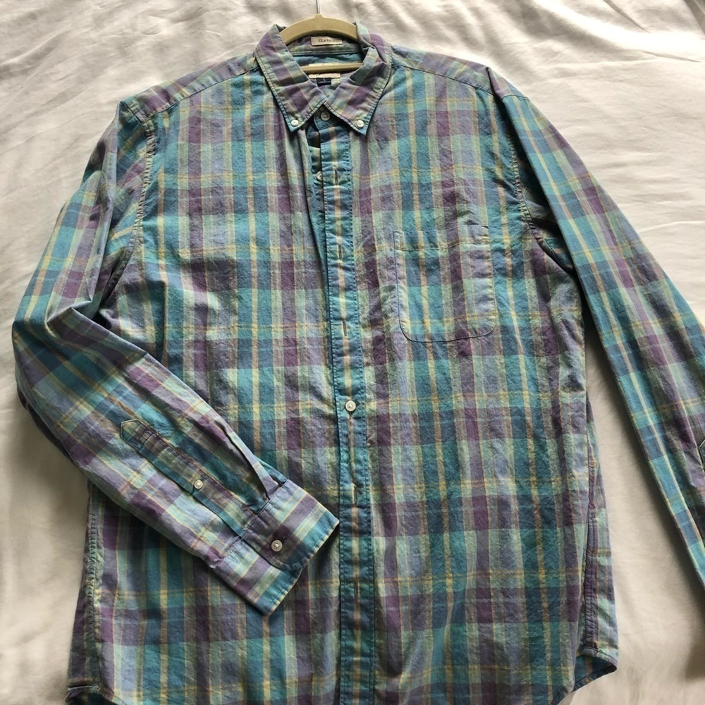 J. Crew Plaid Button Down Shirt